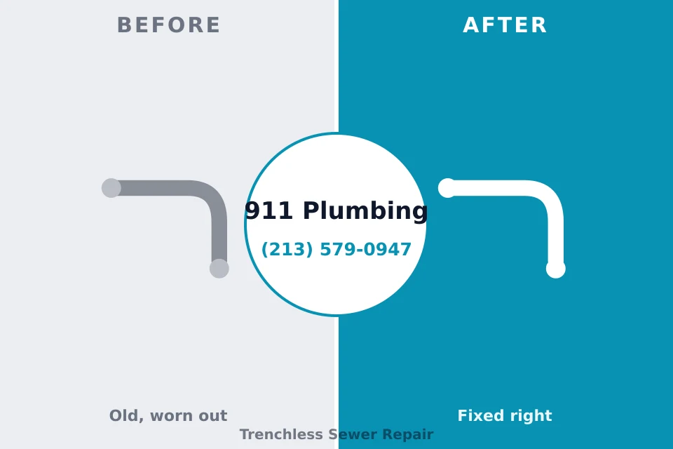 Before and after: plumbing repair Notasulga, AL